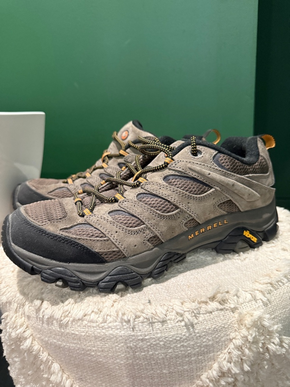 Merrell Men's Gray and Black Trail Running Shoes